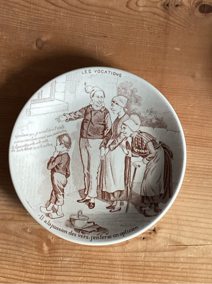 6 Assiettes a dessert ou fromage - photo numéro 8