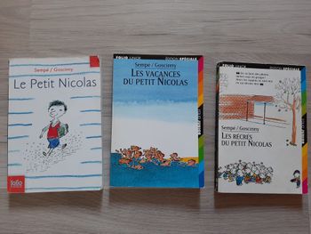 Lot (x3) Livres "Le petit Nicolas", Folio