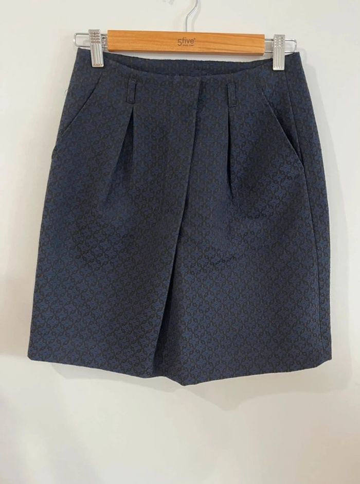 Jupe noire et bleu marine Monoprix