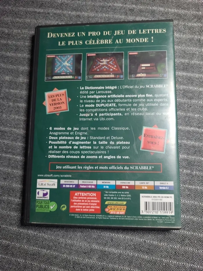 🎮Jeux PC Scrabble edition 2003🎮 - photo numéro 2