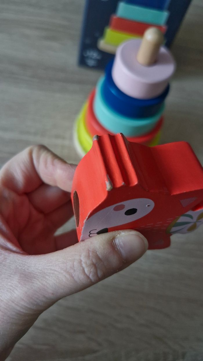 Renard empilable en bois Baby Forest de Janod - photo numéro 4