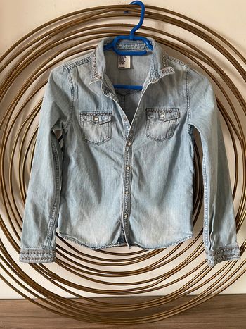 Chemise/sur chemise en jeans H&m T12 ans