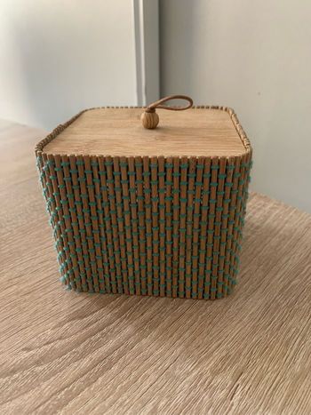 Boîte de rangement en bambou