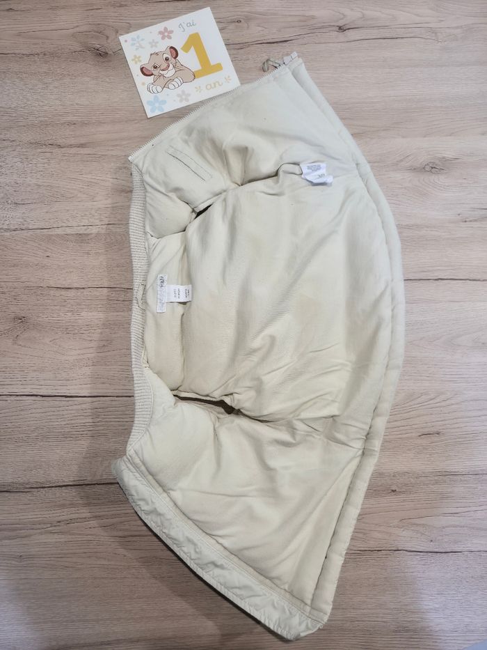 Doudoune matelassé sans manches crème, H&M, 9-12 mois, 80 cm - photo numéro 3