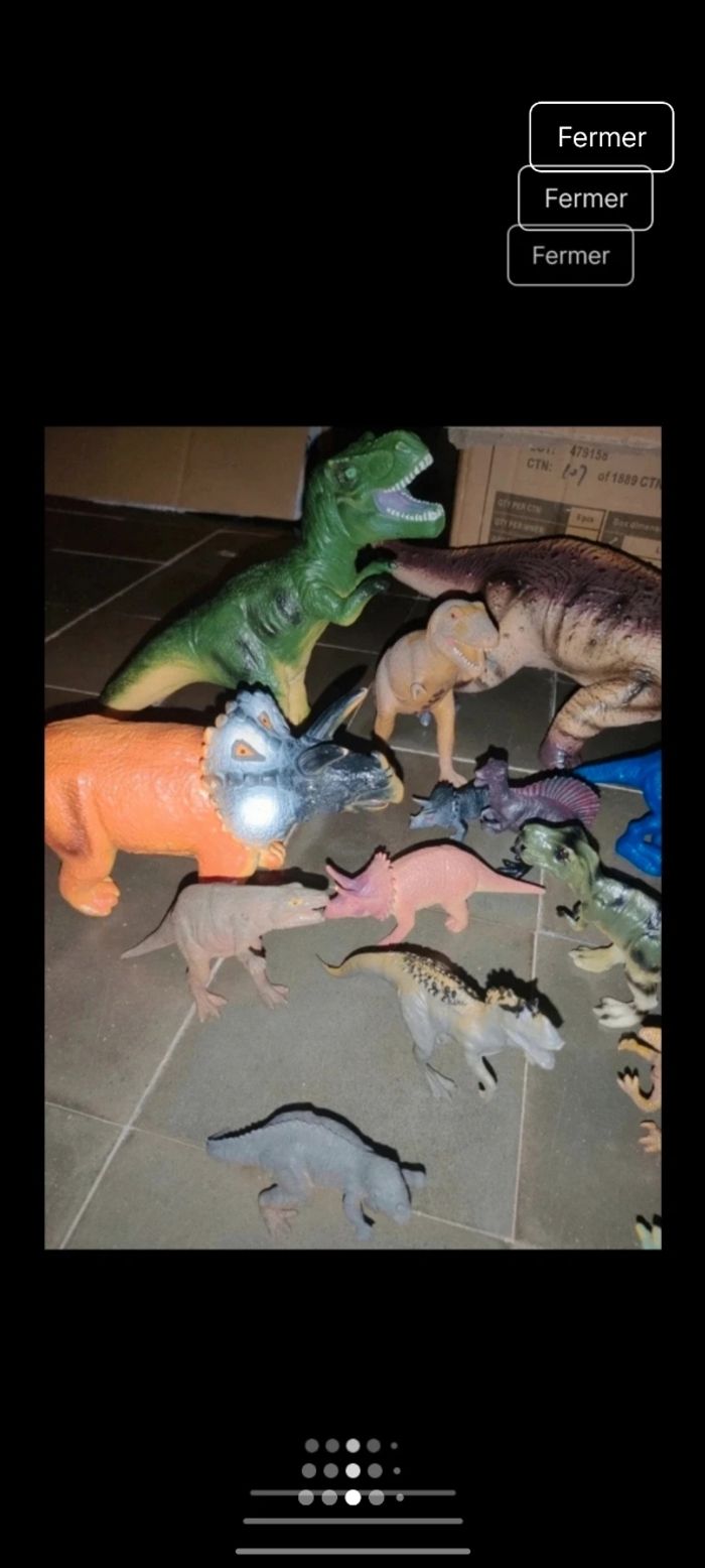 Lot jouets dinosaures - photo numéro 3
