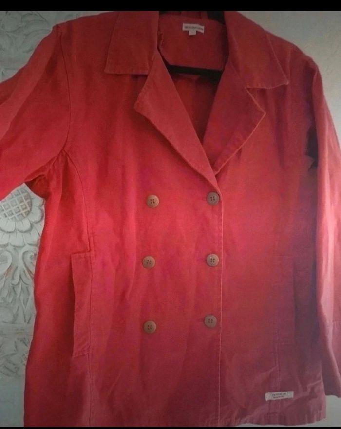 Veste en jeans ,Terre de marins -Veste en jeans - taille XL 💝 - photo numéro 2