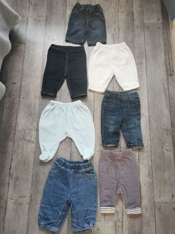Lot pantalon 1 /3mois