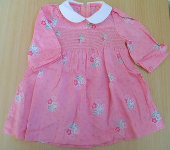 Robe manches longues bébé 3 mois ou pour poupée