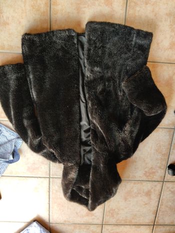 manteau fausse fourrure femme M Zara