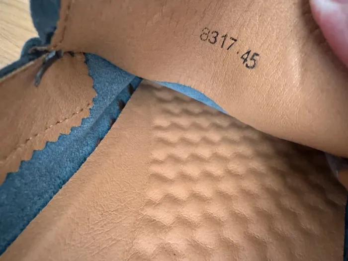 Mocassins légers en cuir vert neuf taille 45 - photo numéro 6