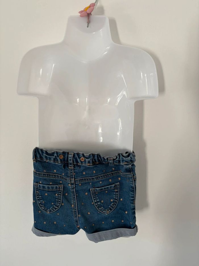 Short en jean Gémo - Taille 36 mois - photo numéro 2