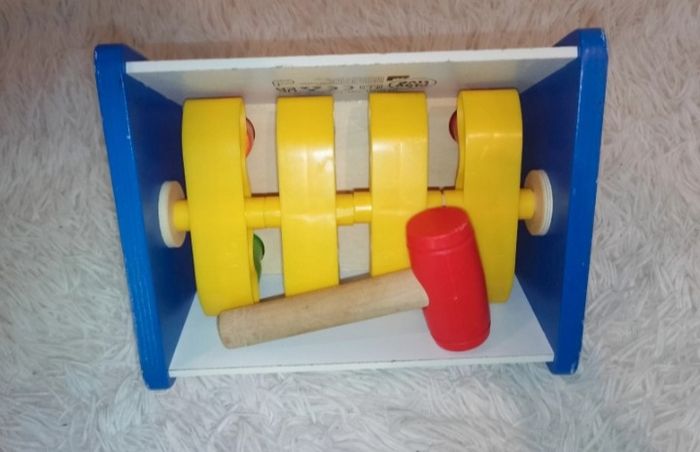 Banc à martelé en bois - photo numéro 4