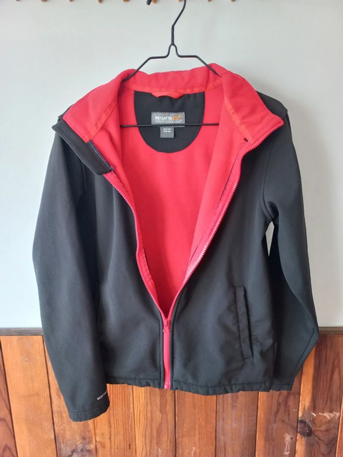 Veste softshell noir et rouge - photo numéro 3