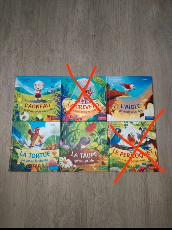 Lot 4livres contes d'animaux étonnants MC do