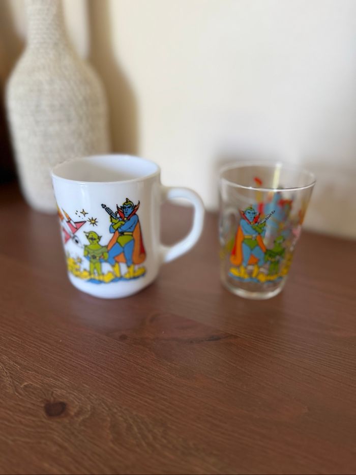 Mug et verre Goldorak - Vintage