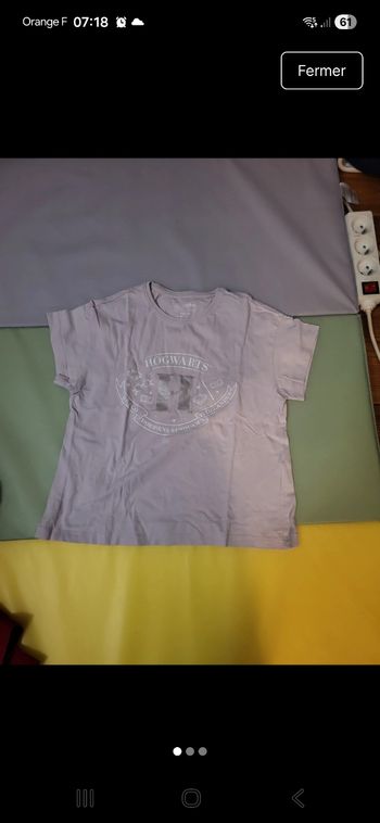 Tee shirt fille 134,140 harry potter 