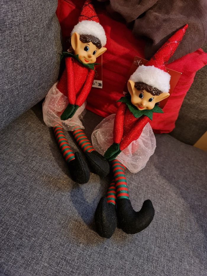 Lutin farceur fille Noël neuf - photo numéro 5