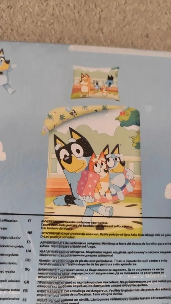 Parure de lit bluey - photo numéro 3