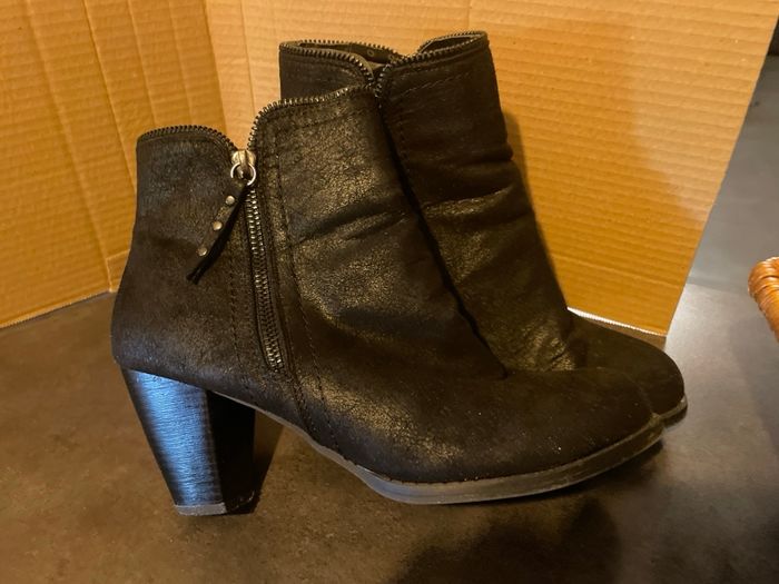 Bottines noires femme - photo numéro 2