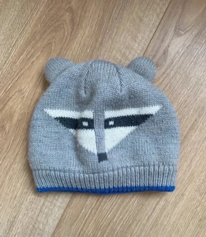 Bonnet motif loup sergent major