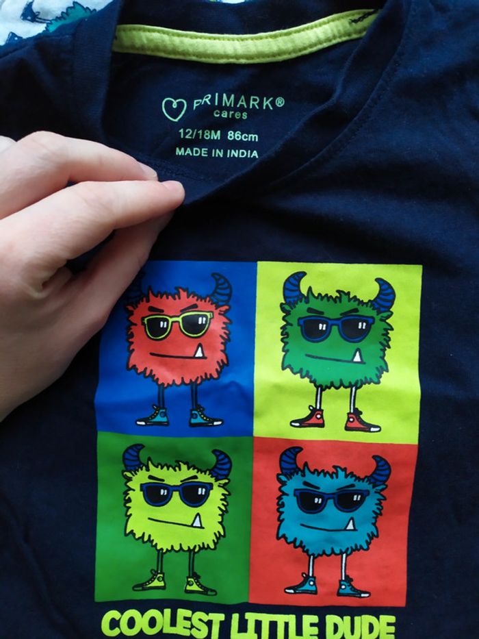 Tshirt primark monstre - photo numéro 2