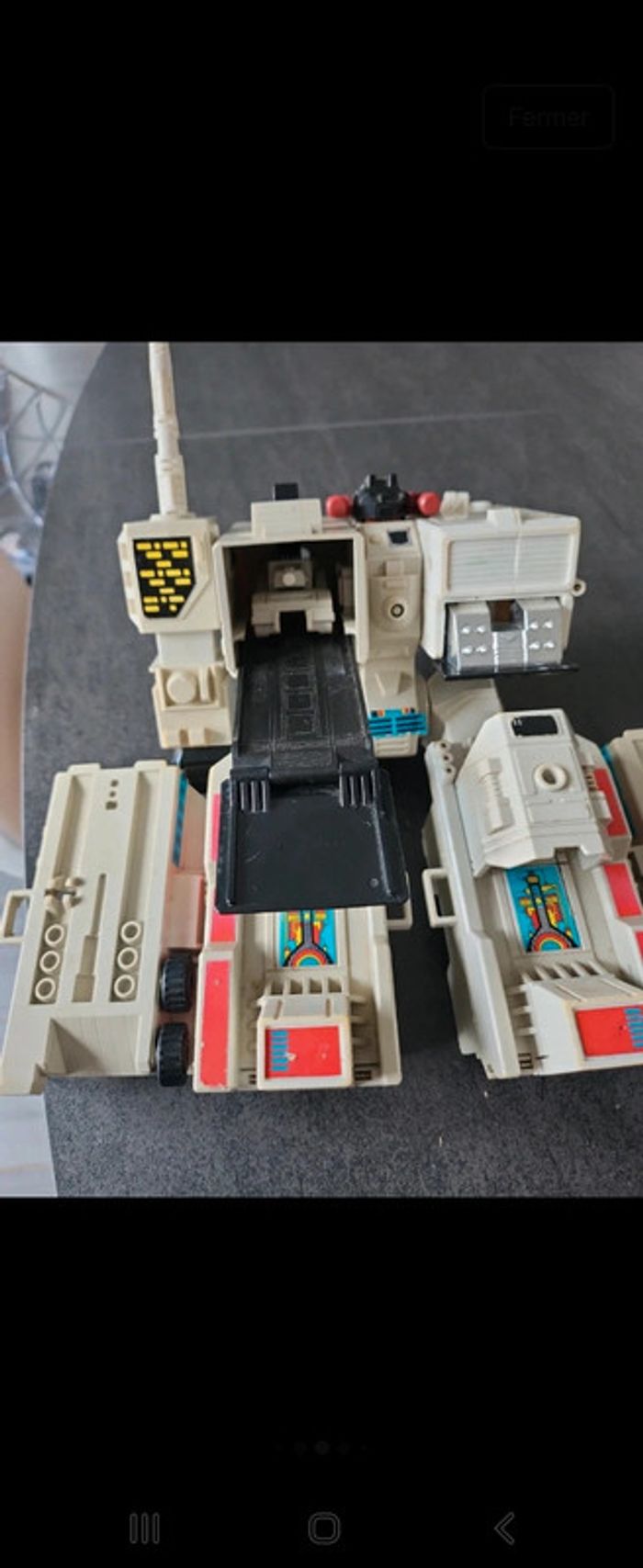Figurine vintage transformers metroplex - photo numéro 7