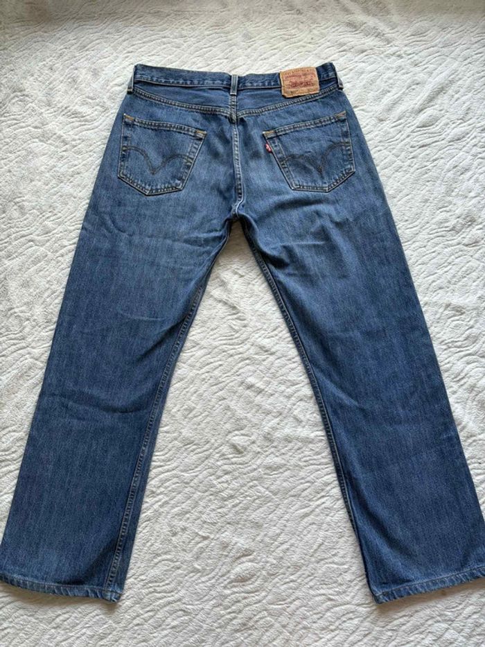 Jean Levi’s 501 Homme Bleu coupe droite relaxed ample taille W31 40/42 M/L état impeccable - photo numéro 11