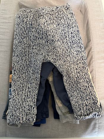 Lots de pantalon pour bébé jogging jeans taille 12 a 18 mois 80 86 cm Zara H&M okaidi