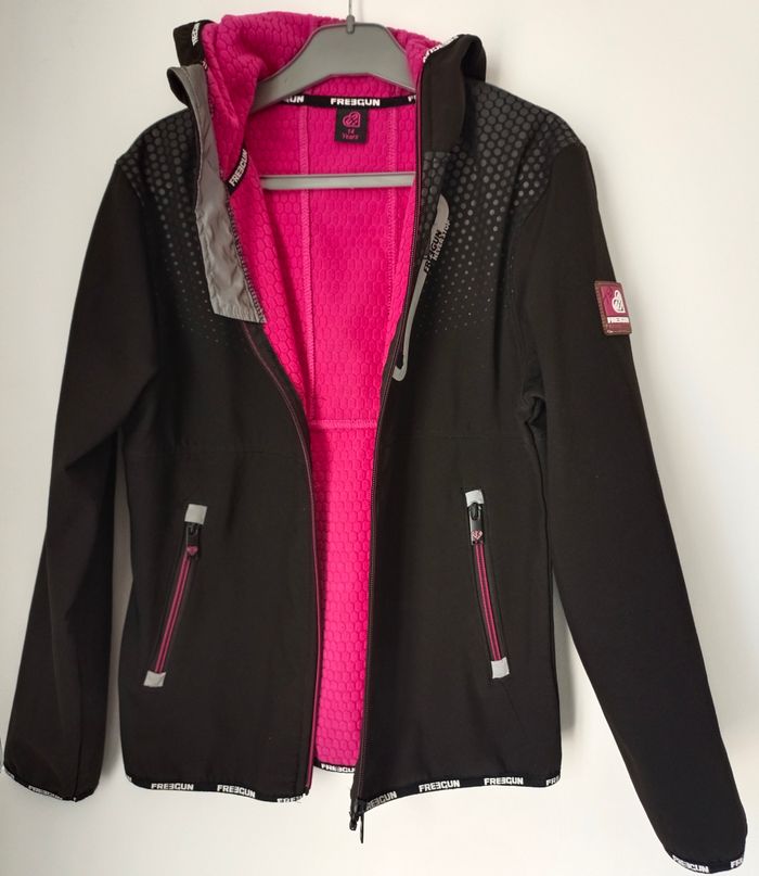 Veste coupe-vent déperlante Freegun fille en 14 ans - photo numéro 2