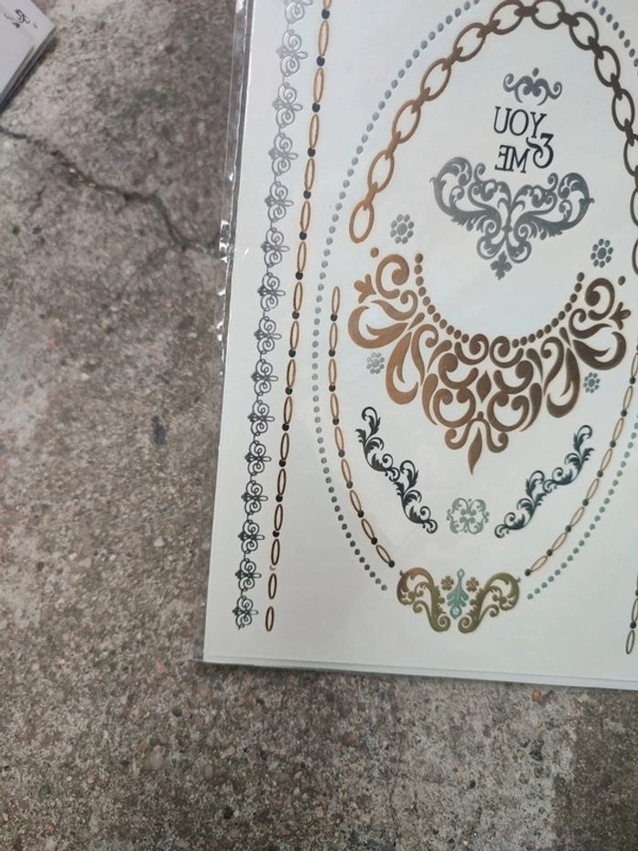 Tatouage plaquette temporaire - photo numéro 3