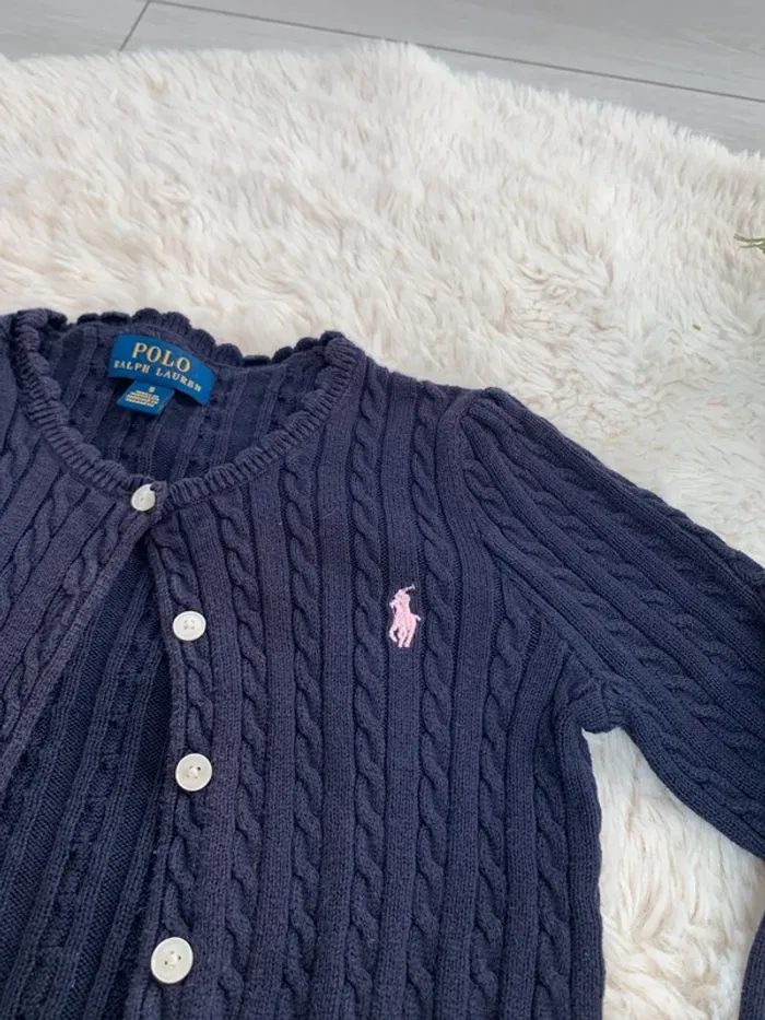 Gilet côtelé Ralph Lauren pour fille - photo numéro 3