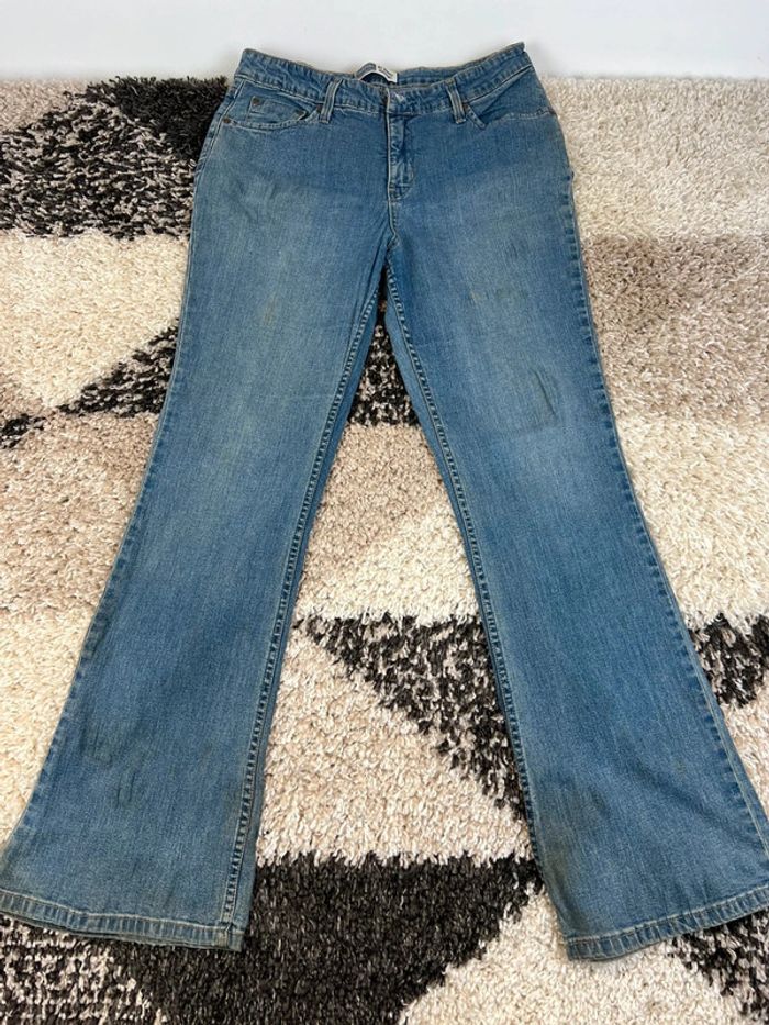Jean Levis évasé pattes d’éléphant At Waist Bootcut bleu taille 12 / L - photo numéro 6