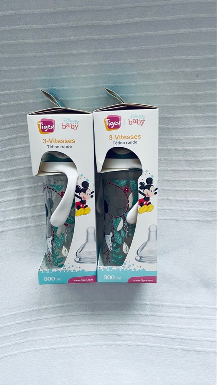 Biberons tigex Mickey 6 mois