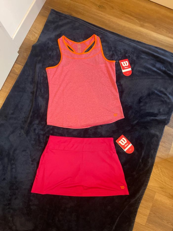 Wilson - Ensemble débardeur et Skirt G Compet Junior taille L- 12 ans
