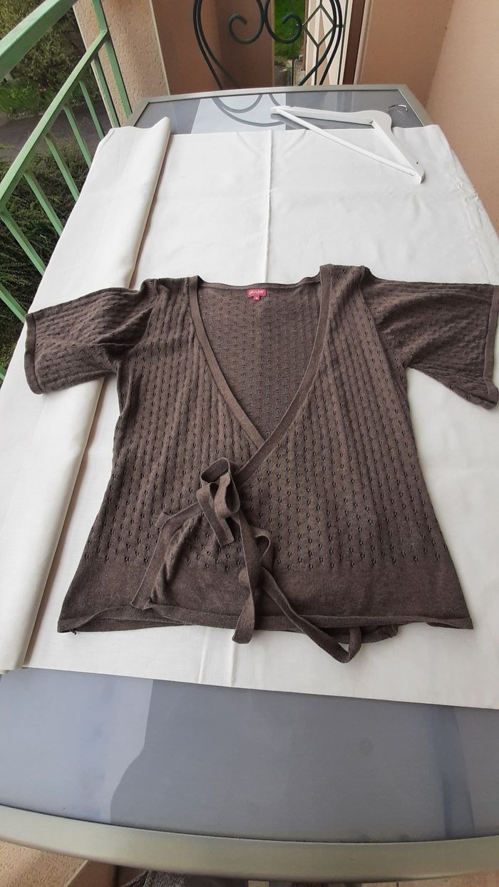 CACHE COEUR phildar Taille M - photo numéro 7