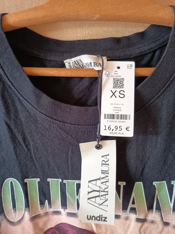 Tee-shirt, jolie nana Marque aya Nakamura Undiz. Grand en taille (940) - photo numéro 2