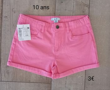 Short 10 ans fille