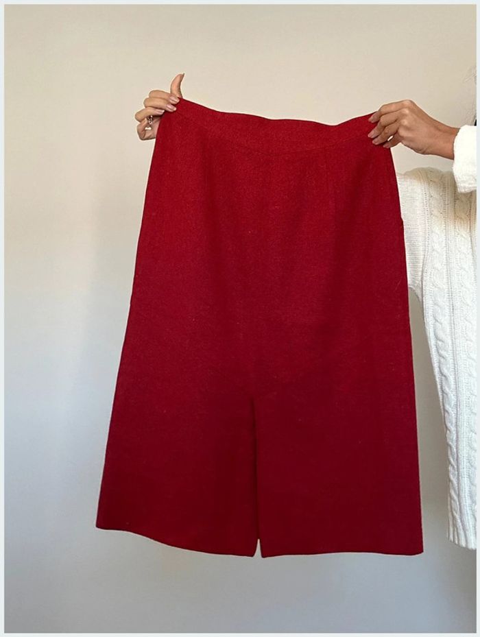 Jupe Cacharel crayon rouge 44 - red skirt très bon état - photo numéro 4