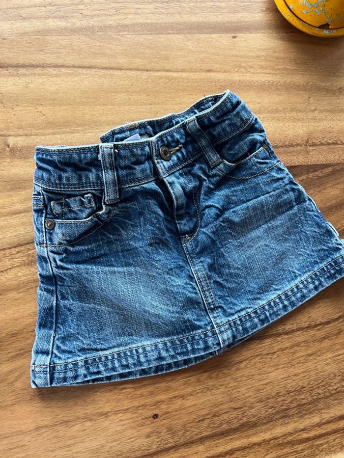 Jupe en jean 2 ans