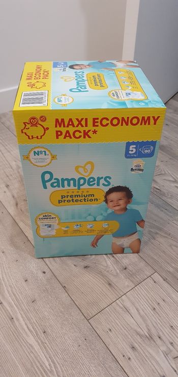 Couches Pampers premium protection T5