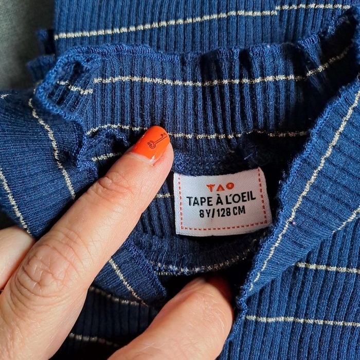 Lot de 5 tee-shirts manches longues 8ans #TAO - photo numéro 7