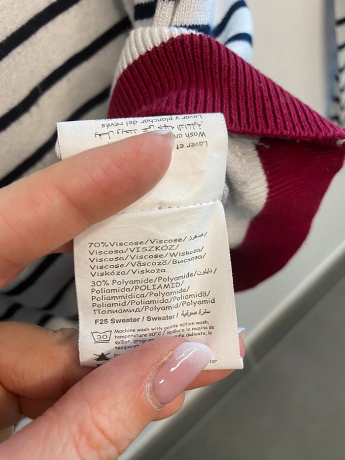Pull léger marinière - photo numéro 4