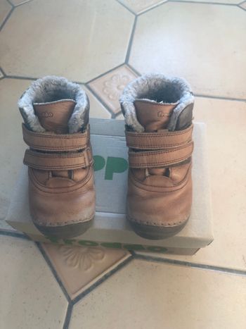 Chaussures barefoot fourrés Froddo t25