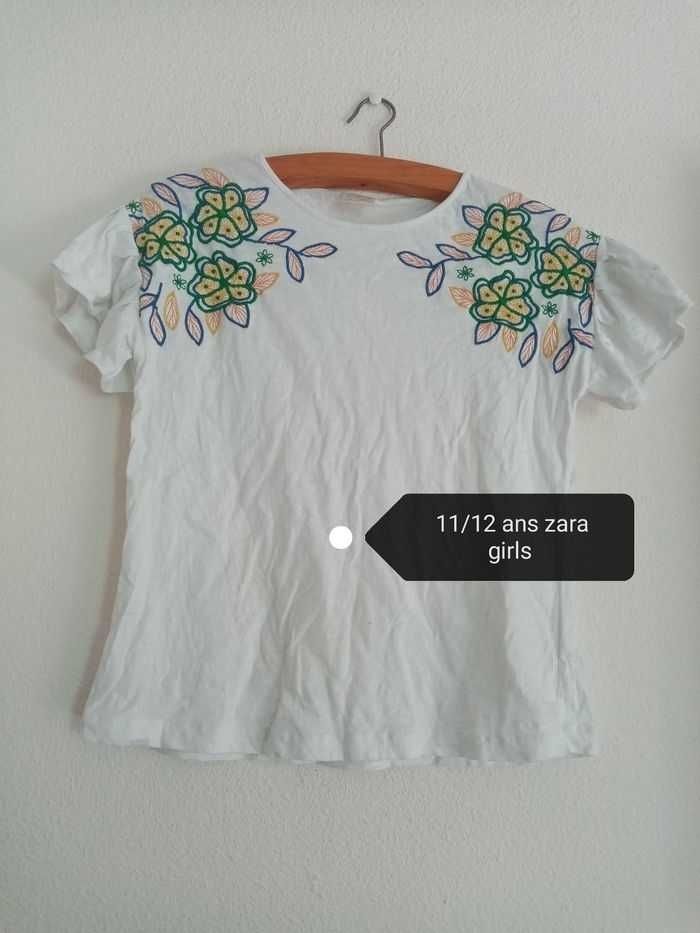 Tee-shirt Zara girls brodé (11/12 ans - photo numéro 2