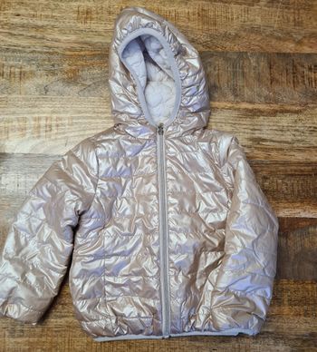 Manteau doudoune réversible 2 ans 92cm