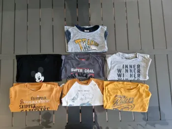 Lot 7 t-shirt manches longues 3ans