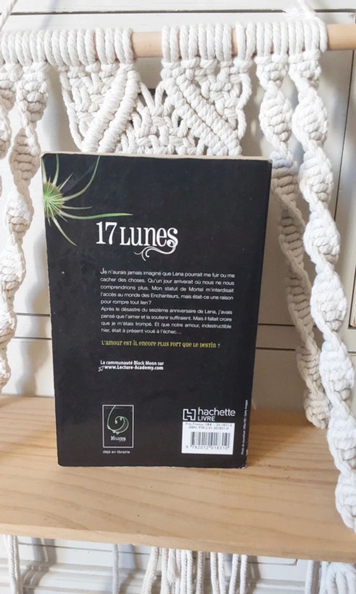 Livre 17 lunes Kami Garcia et Margaret Stol - photo numéro 2