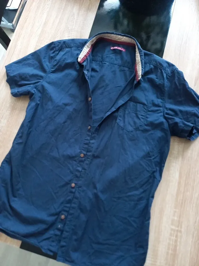 Chemise homme bleue L - photo numéro 5