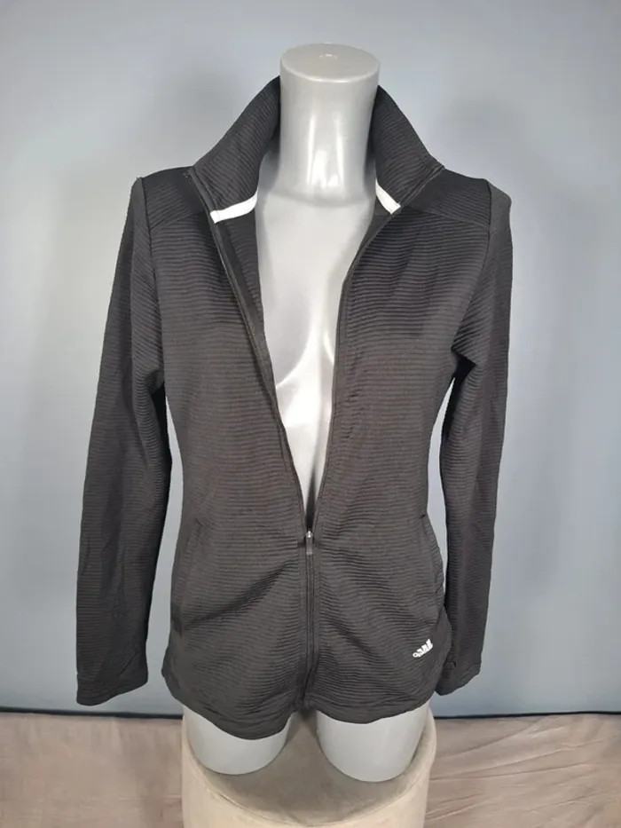 Veste Adidas Golf femme – zippée et côtelée (586) - photo numéro 7