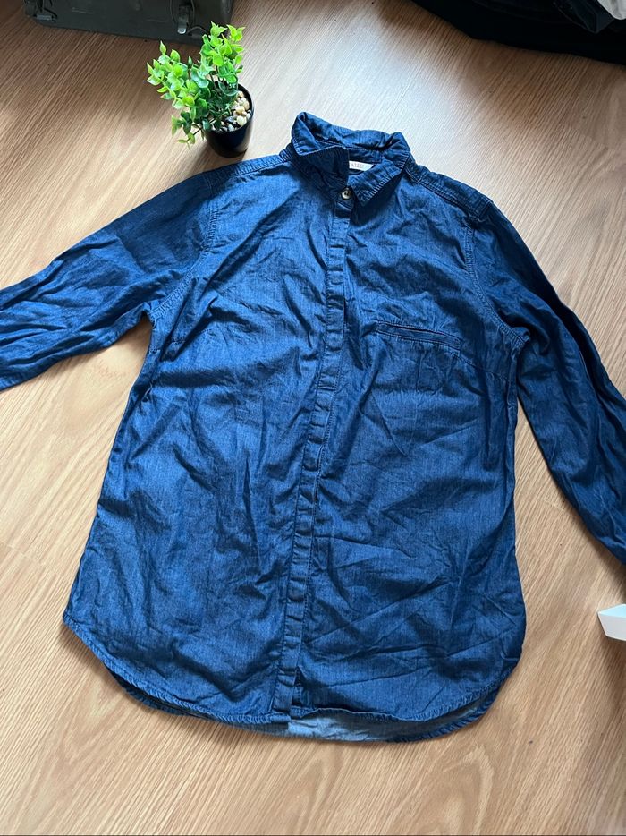 Chemise bleu foncé Camaïeu T36 TBE 💙